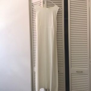 Vintage midi white dress